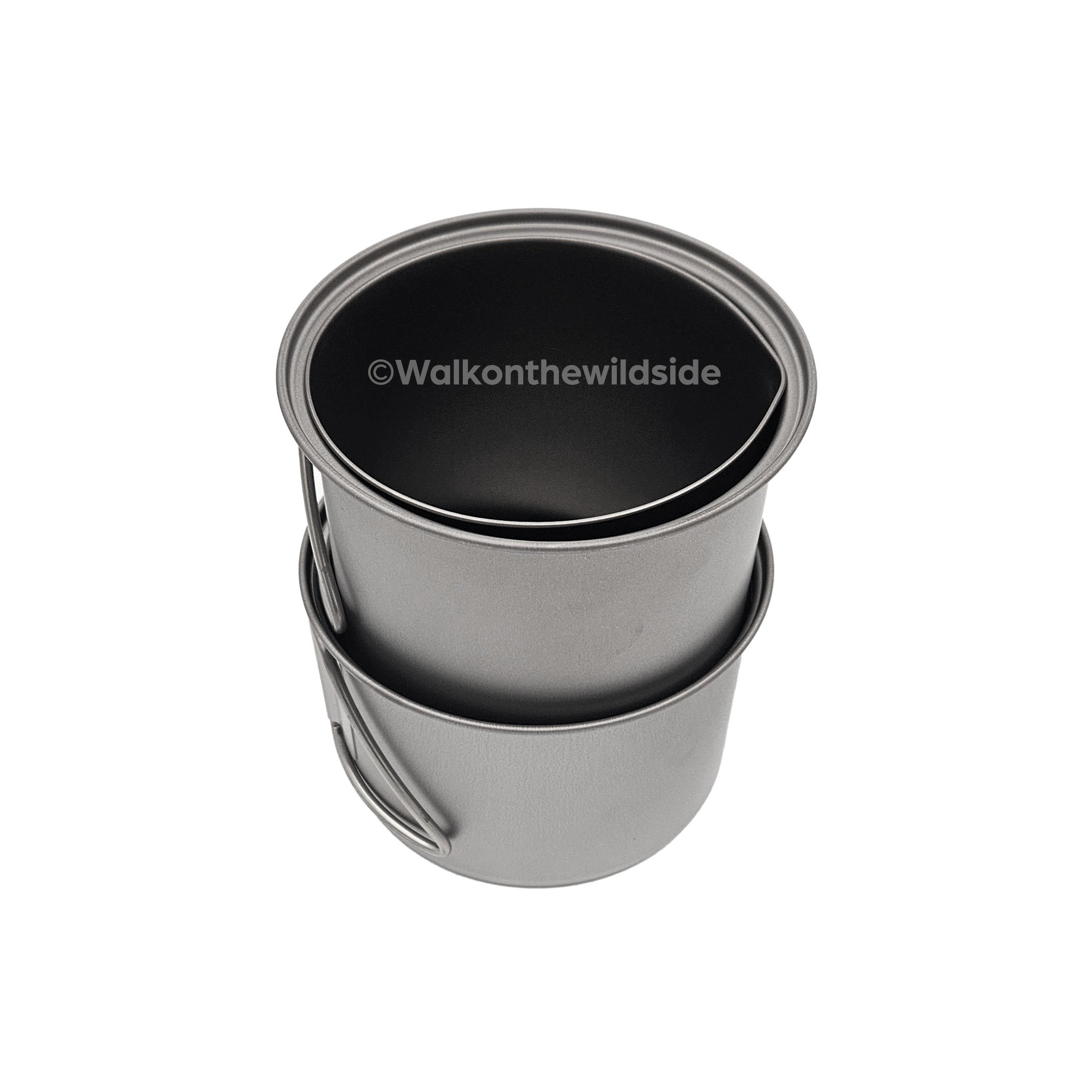 Snow Peak Mini Solo Kochset mit Evernew Solo Pot NH darin